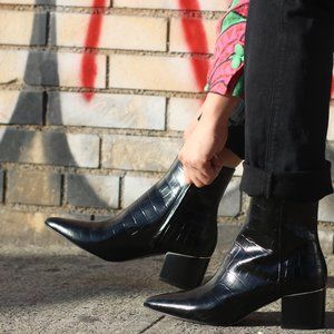 Thursday Boots - Luna Black Leather